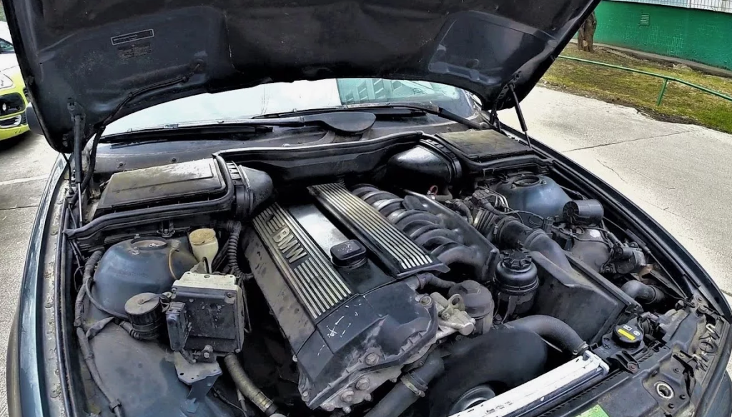 Замена двигателя bmw e39.