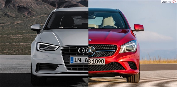 Audi vs bmw vs mercedes.
