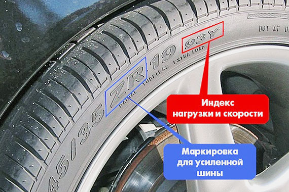 Автошины индекс скорости и нагрузки.