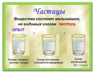 Что происходит с сахаром в воде.