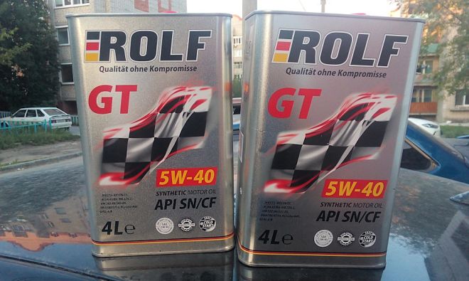 Моторное масло rolf gt 5w 40.