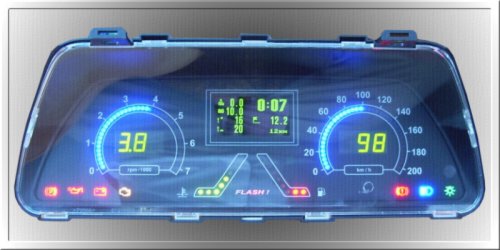 Панель приборов ваз 2114 flash.