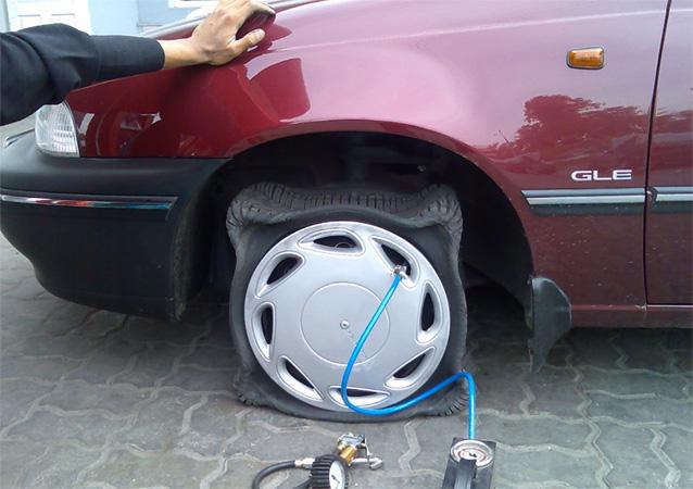 Зачем качают шины азотом.